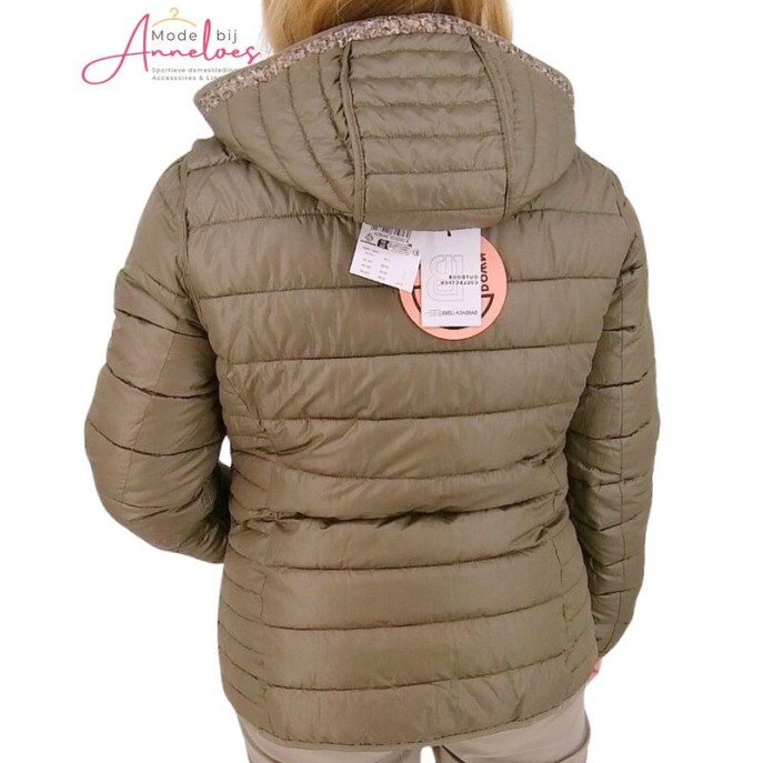 Barbara Lebek winterjas omkeerbaar 311800552 bruin